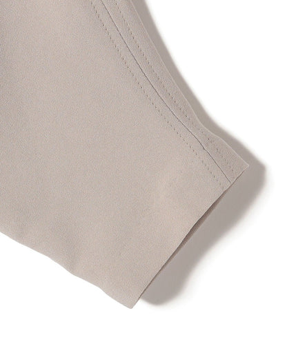 〈手洗い可能〉アセテート混 バックサテン Tブラウス