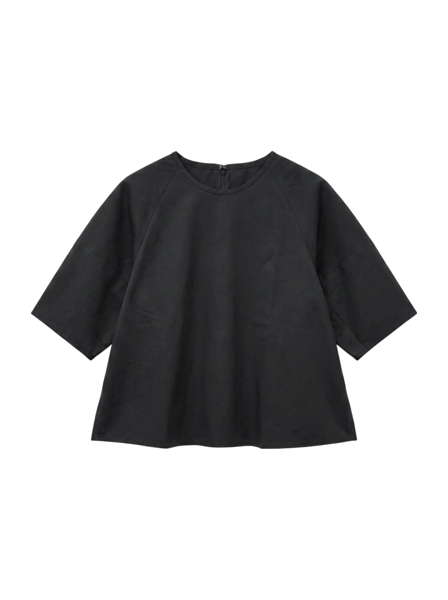 Primary NavyLabel:〈手洗い可能〉コットンブロードブラウス