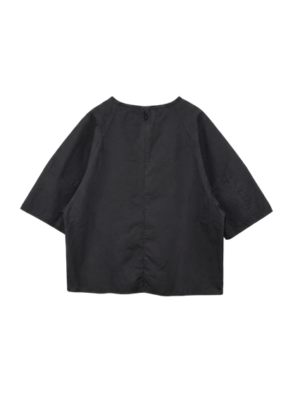 Primary NavyLabel:〈手洗い可能〉コットンブロードブラウス