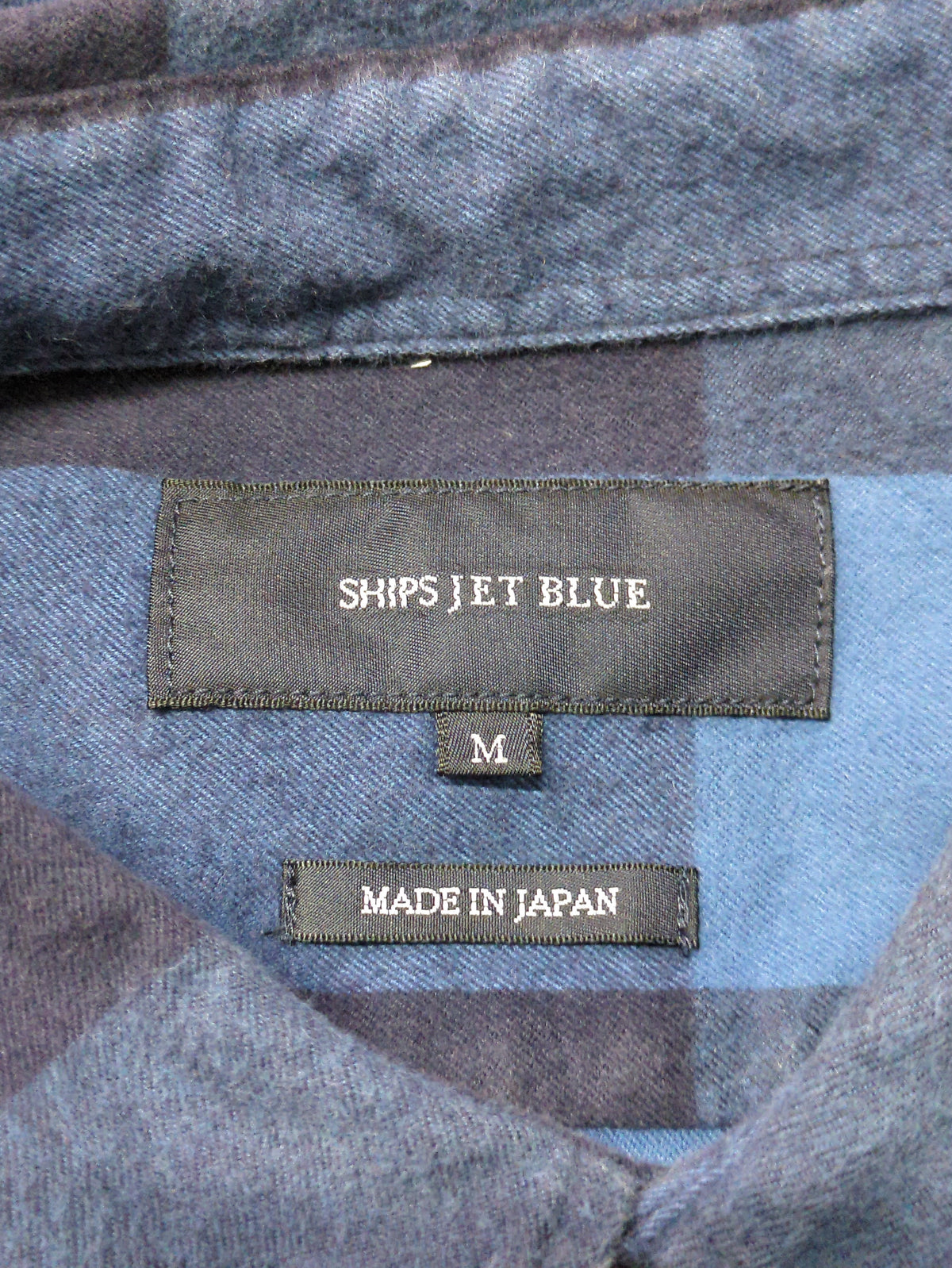 SHIPS JET BLUE: ビッグチェック レギュラーネルシャツ