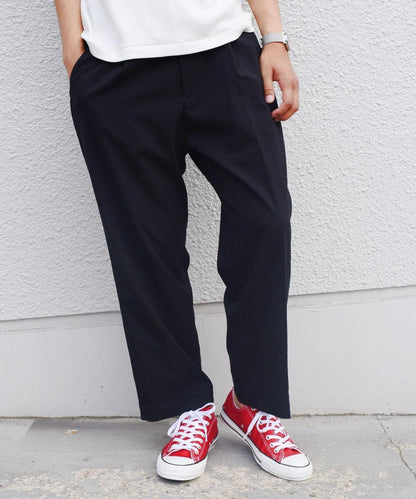 SHIPS JET BLUE: T/R ワイドイージーパンツ