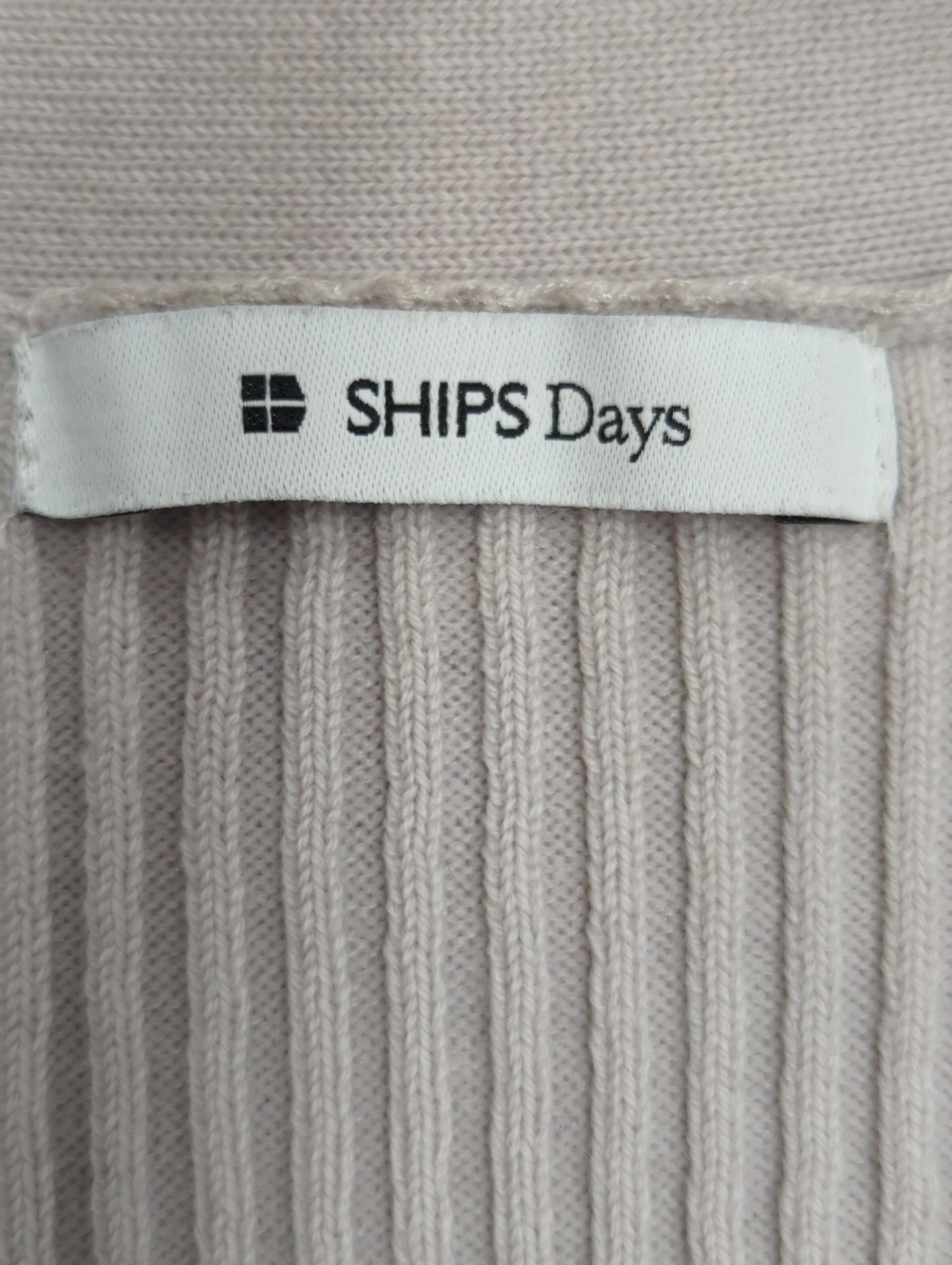 SHIPS Days:〈手洗い可能〉ウールリブカーディガン