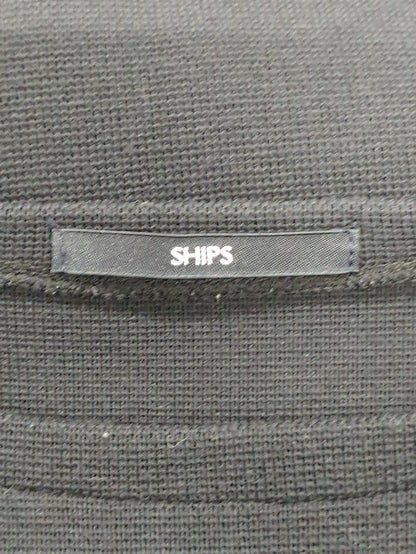 SHIPS: ハイゲージ ミラノリブ ボートネック プルオーバー（バスクシャツ）