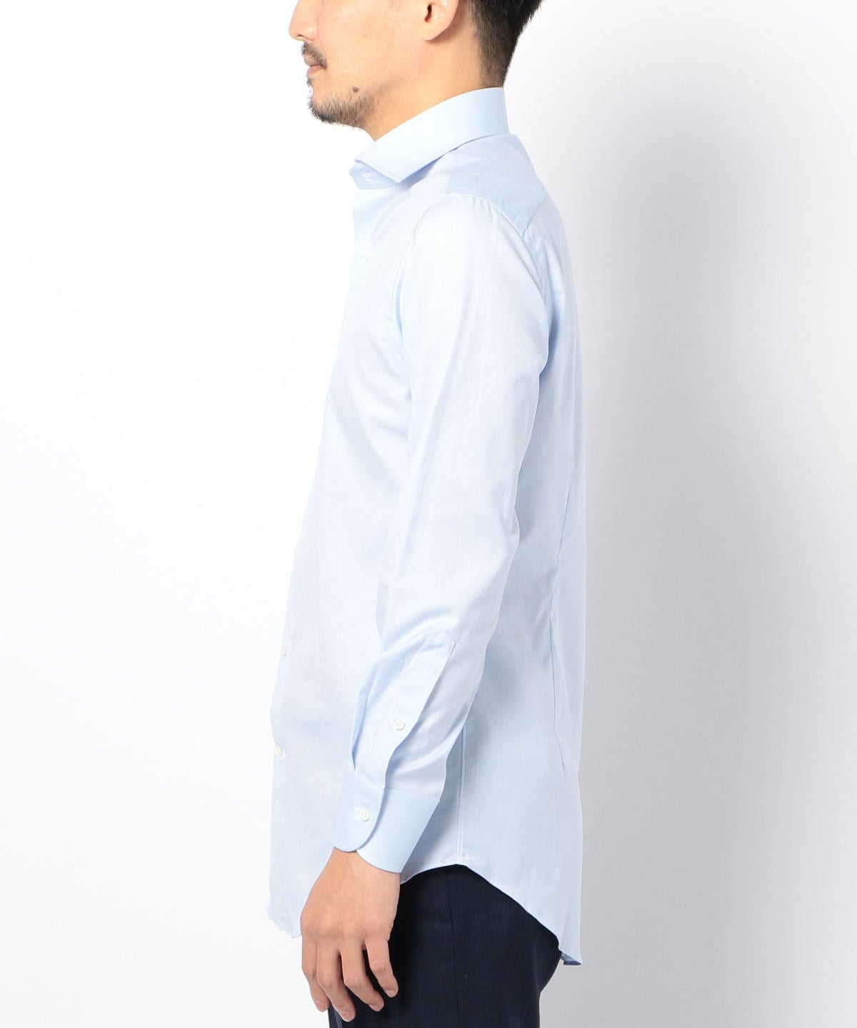 SD:【ALBINI社製生地】ファインフィット ツイル ワイドカラー シャツ