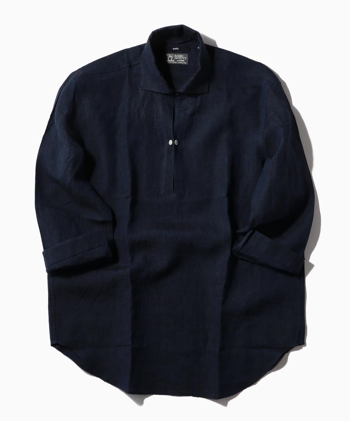 SHIPS: BAIRD MCNUTT リネン リラックス 7スリーブ カプリ シャツ