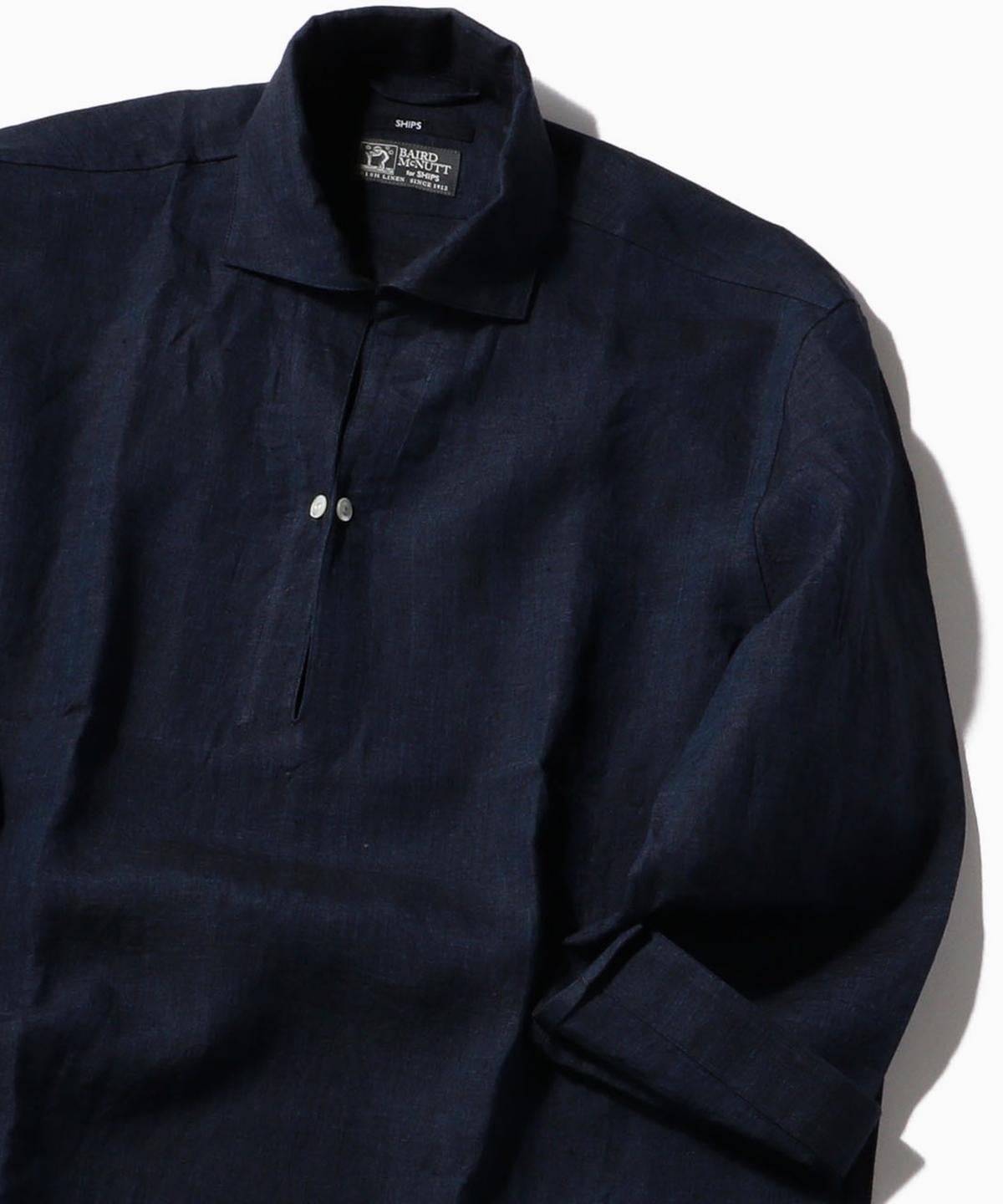 SHIPS: BAIRD MCNUTT リネン リラックス 7スリーブ カプリ シャツ