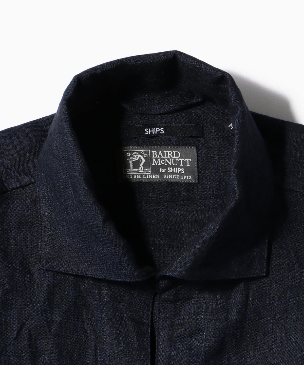SHIPS: BAIRD MCNUTT リネン リラックス 7スリーブ カプリ シャツ