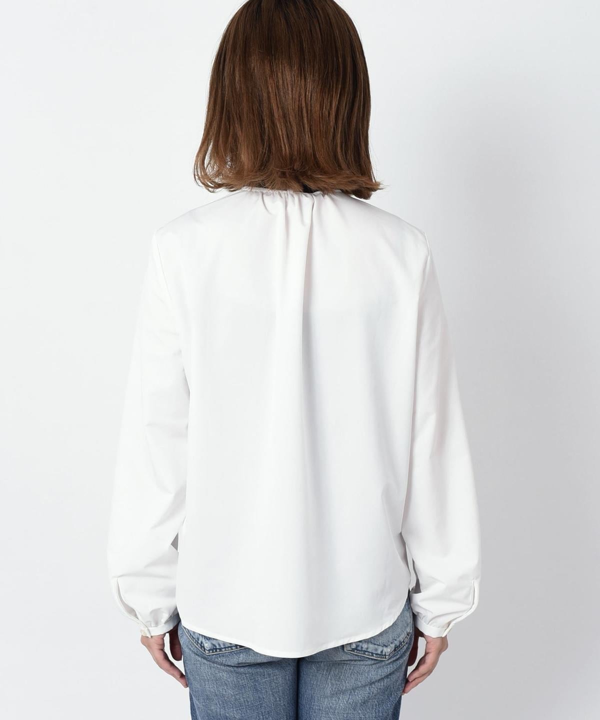 【SHIPS Days WHITE LABEL】リボンタイ ブラウス