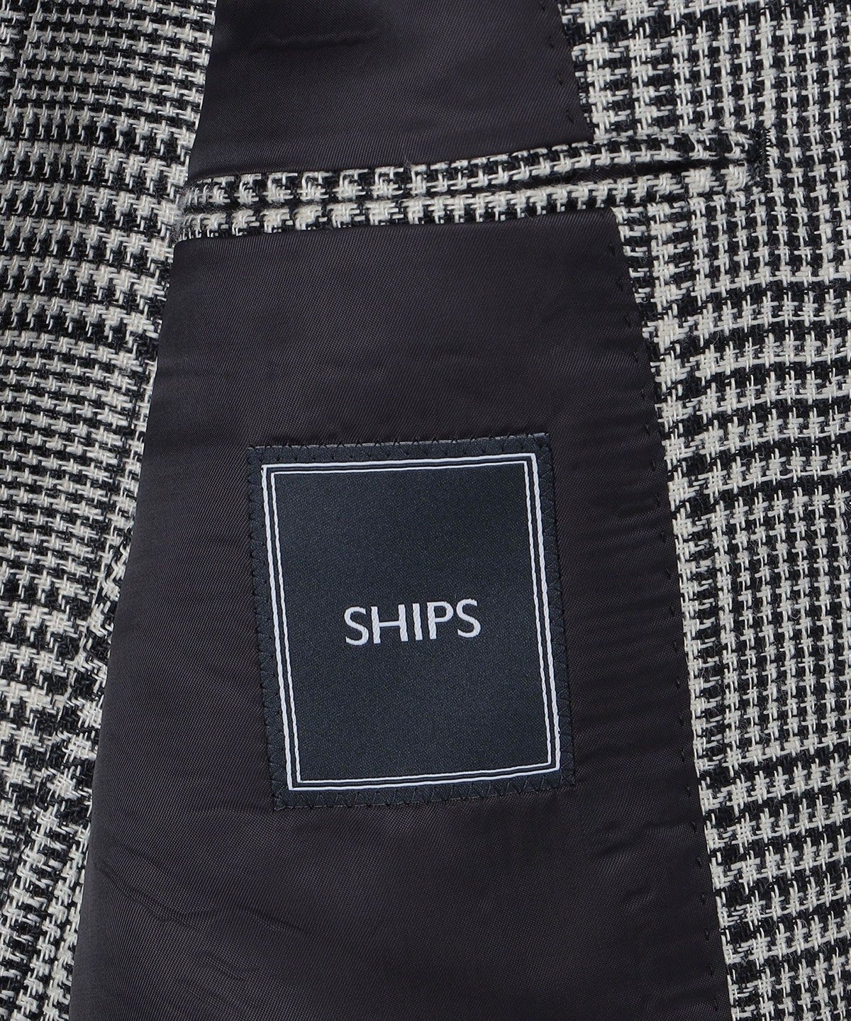 SHIPS: SUBALPINO社製生地 グレンチェック ジャケット