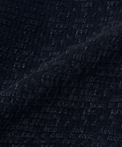 SHIPS any: スラブ ツイード ショート ジャケット［NAVY BLUE］