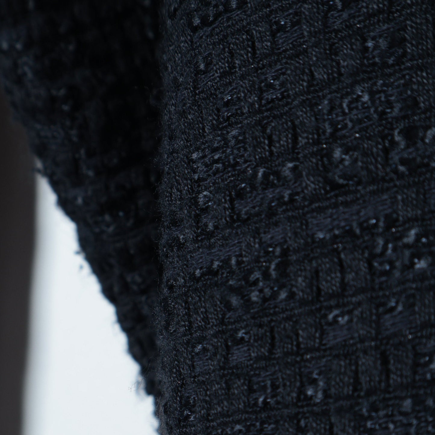 SHIPS any: スラブ ツイード ショート ジャケット［NAVY BLUE］