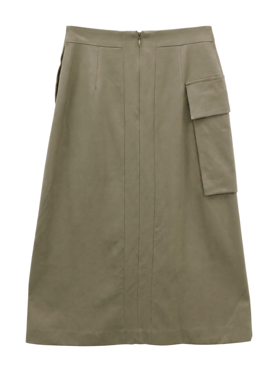 PrimaryNavyLabel:ウールカラースカート