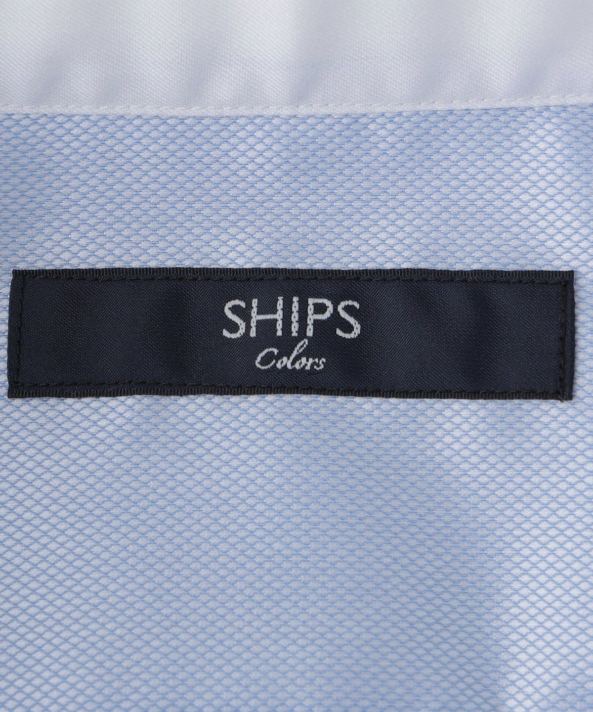 SHIPS Colors: ワイドカラー クレリック ドレスシャツ