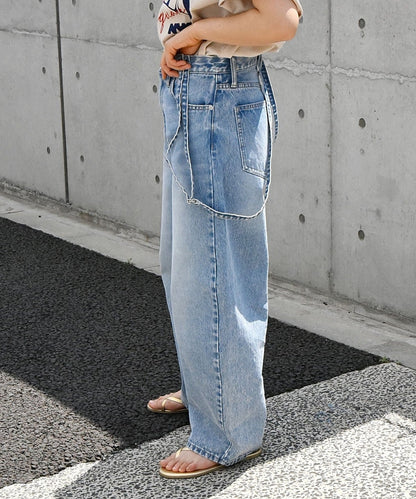 bon_meur:〈洗濯機可能〉コクーン シルエット デニム パンツ