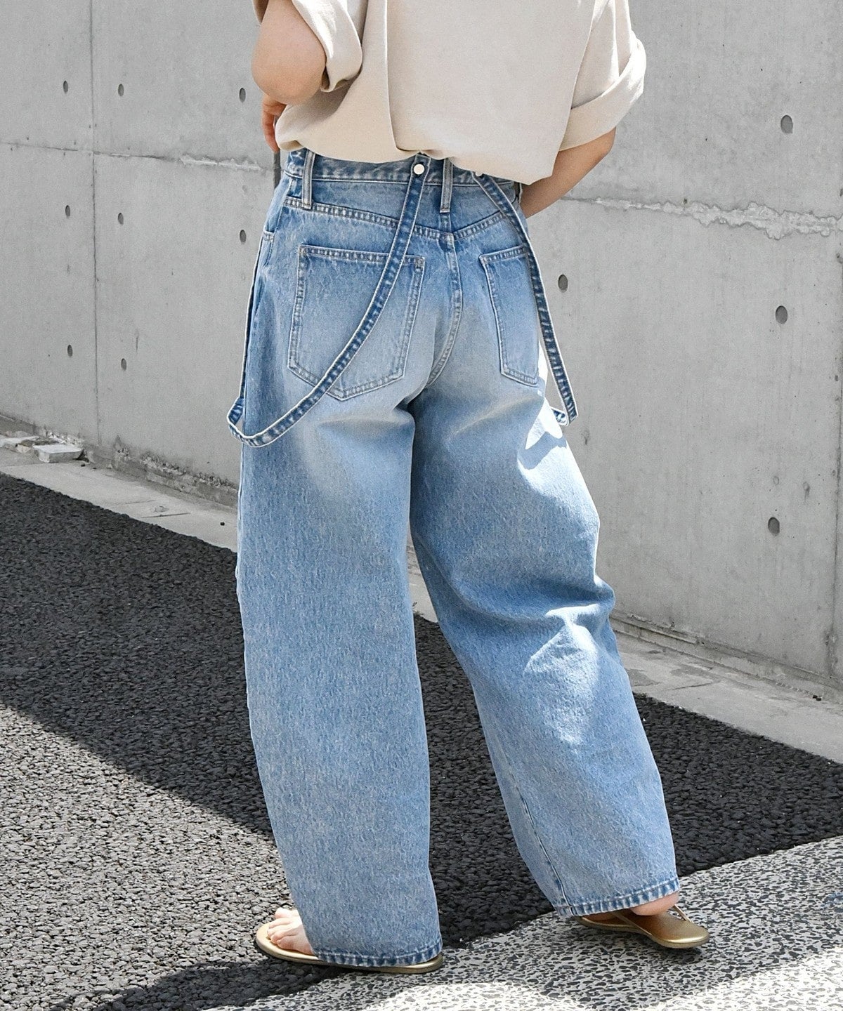 bon_meur:〈洗濯機可能〉コクーン シルエット デニム パンツ