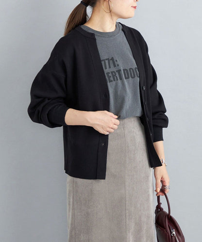 〈手洗い可能〉オーガニックコットンシルクカーディガン