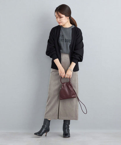 〈手洗い可能〉オーガニックコットンシルクカーディガン