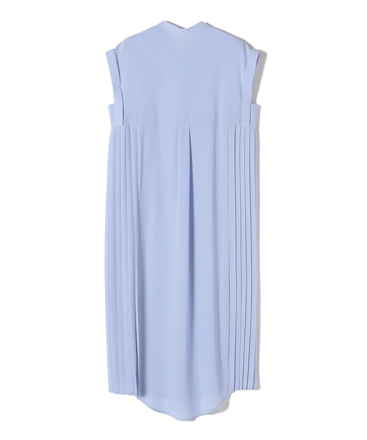 〈手洗い可能〉ストレッチ ジョーゼット プリーツ ワンピース