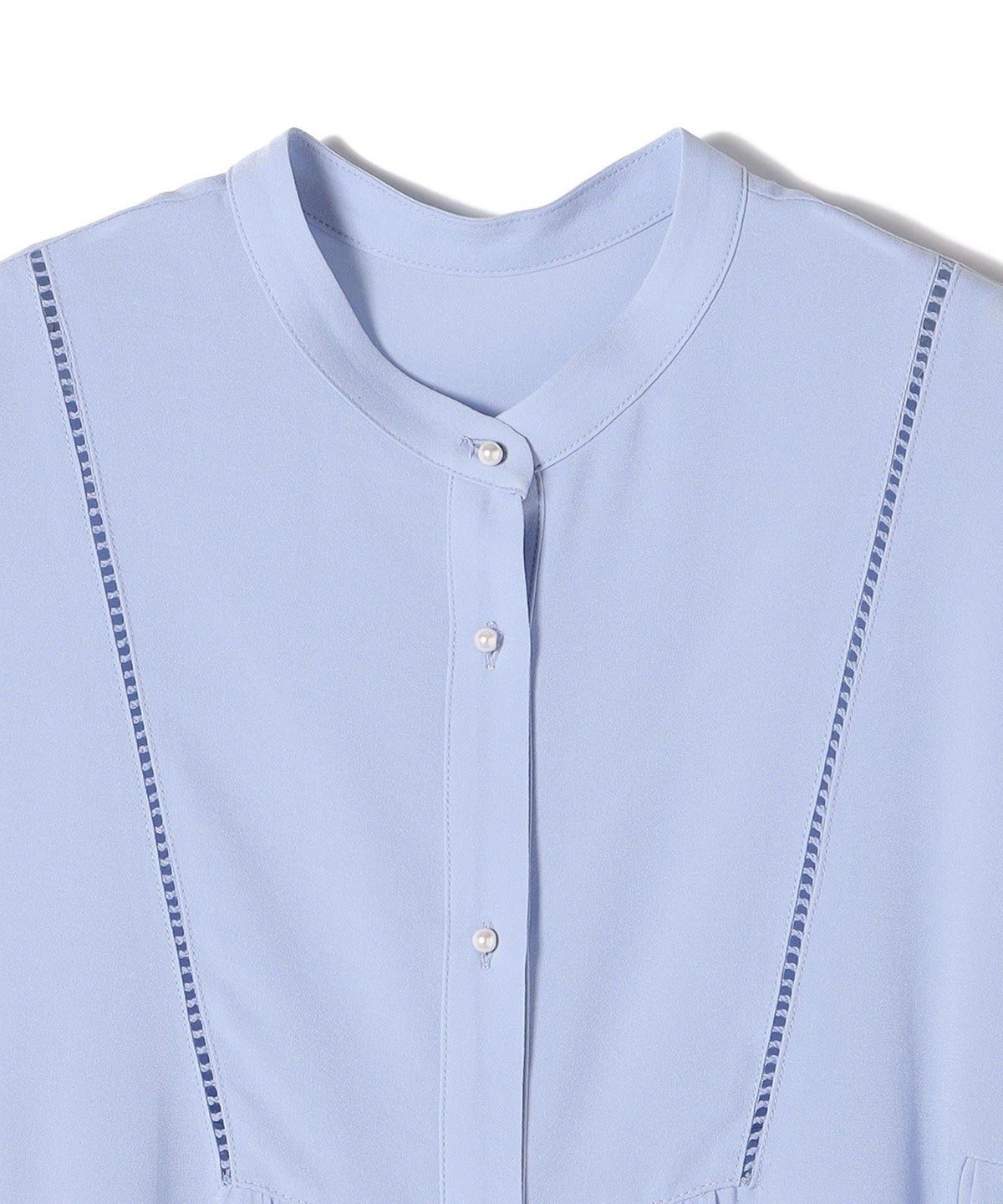 〈手洗い可能〉ストレッチ ジョーゼット プリーツ ワンピース