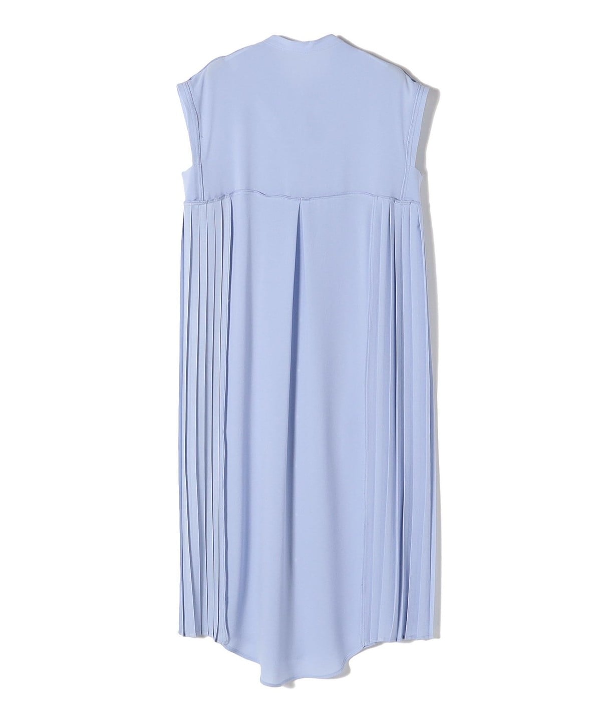 〈手洗い可能〉ストレッチ ジョーゼット プリーツ ワンピース