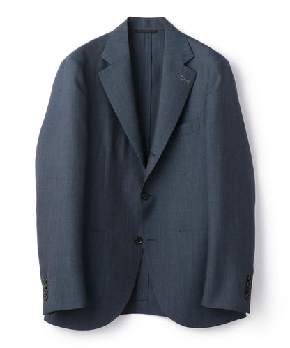 SD: セットアップ ウォッシャブル モヘヤ ジャケット(コンバルトブルー)