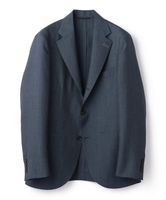 SD: セットアップ ウォッシャブル モヘヤ ジャケット(コンバルトブルー)