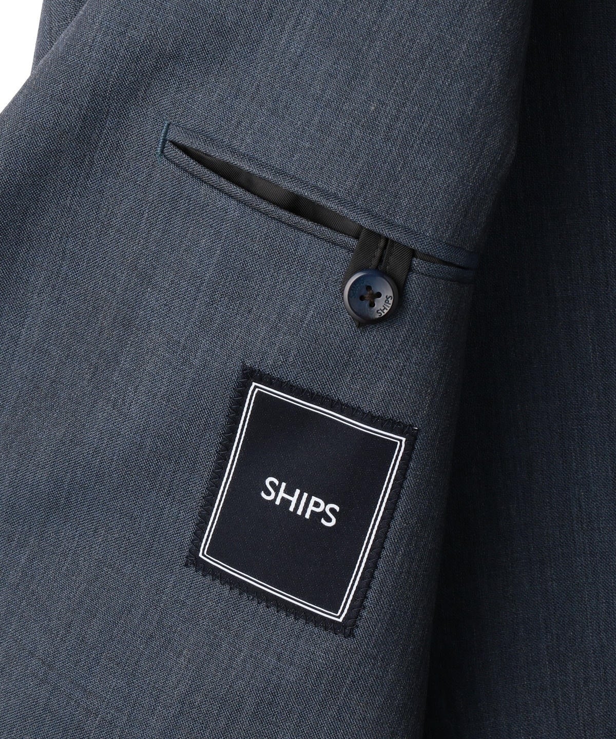 SD: セットアップ ウォッシャブル モヘヤ ジャケット(コンバルトブルー)