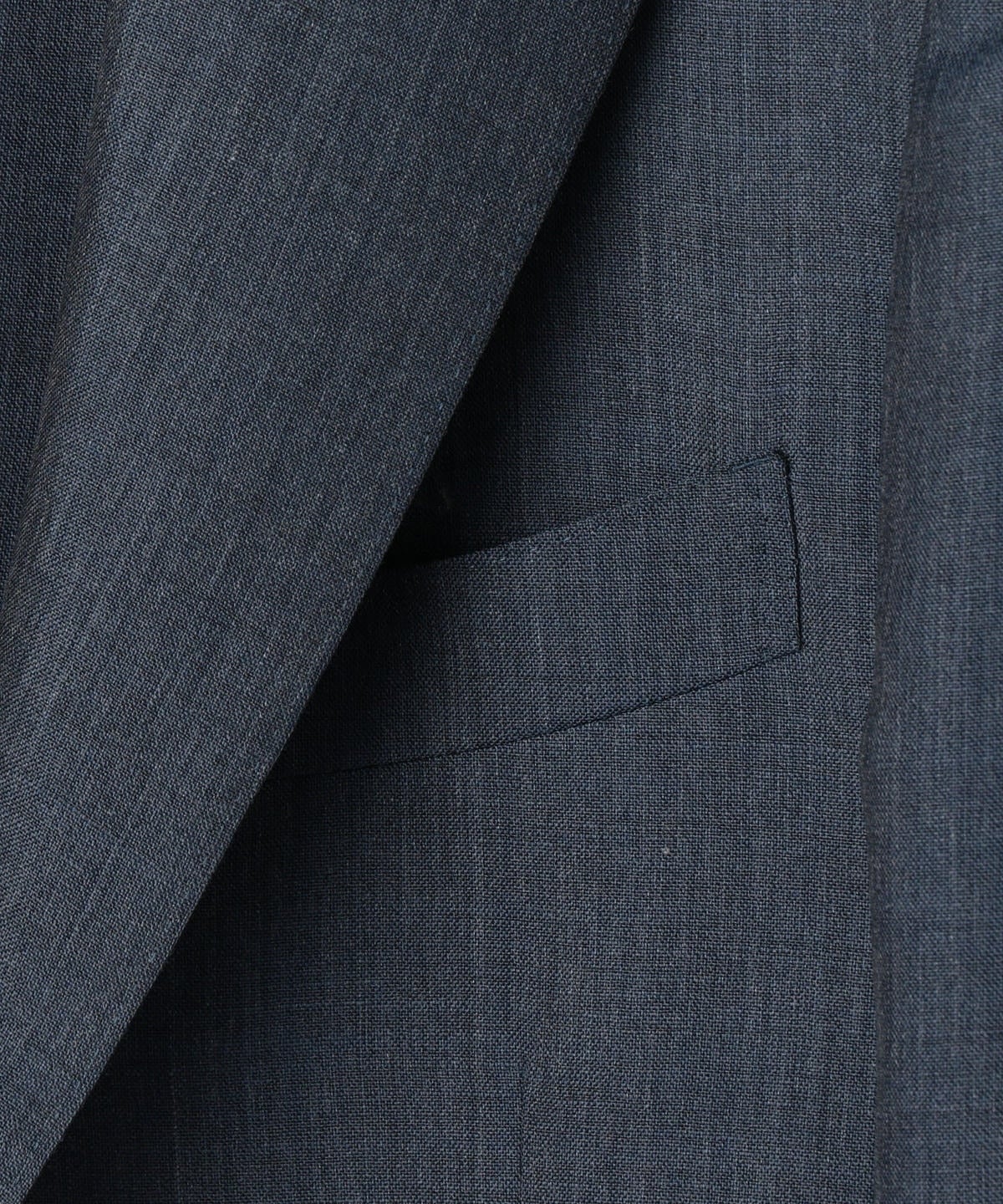 SD: セットアップ ウォッシャブル モヘヤ ジャケット(コンバルトブルー)