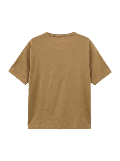 SHIPS: ストレッチ リネン クルーネック Tシャツ 【ソリッド】