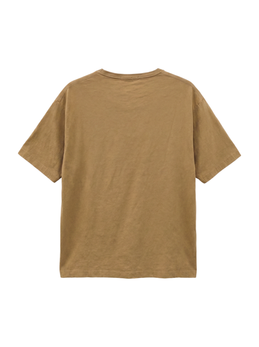 SHIPS: ストレッチ リネン クルーネック Tシャツ 【ソリッド】