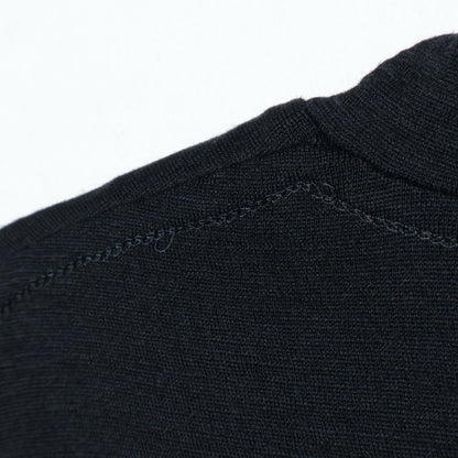 Primary NavyLabel:〈手洗い可能〉ウールジャージータートルネック