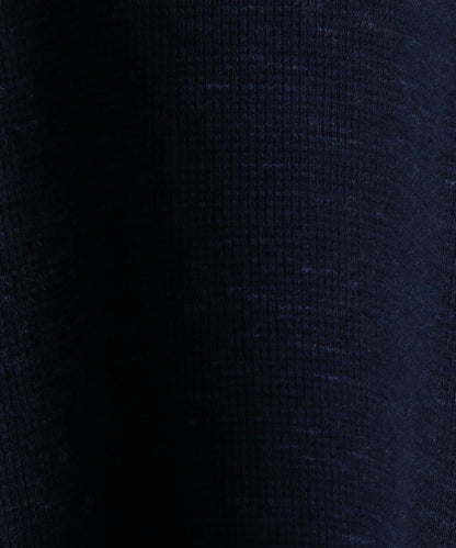 SHIPS: ワッフル フェイクレイヤード クルーネック ロングスリーブ Tシャツ (ロンT)