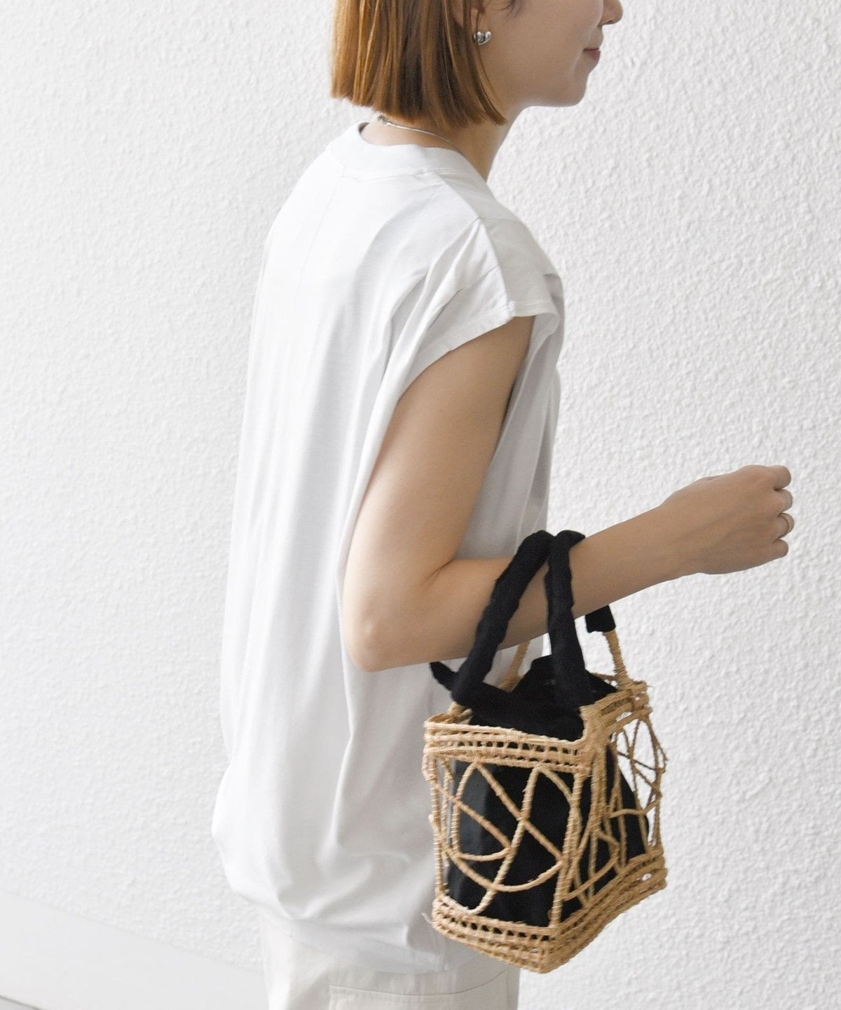 SHIPS any:〈洗濯機可能〉ショルダータック フレンチ ルーズ TEE