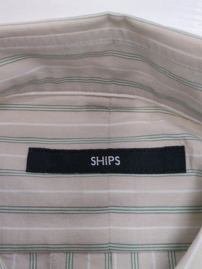 SHIPS: レギュラーカラー エアリー コットン ロングスリーブ シャツ