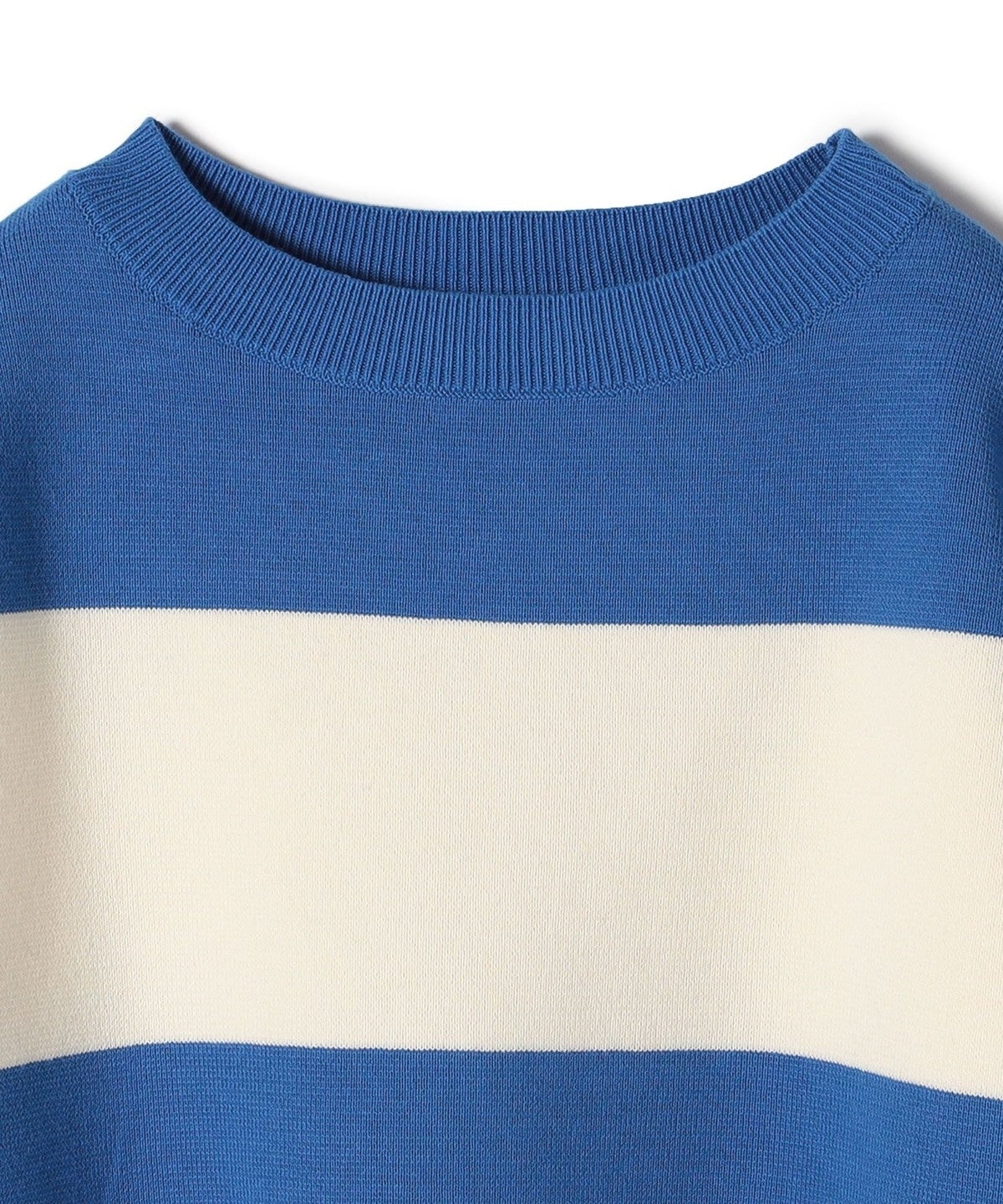 〈手洗い可能〉ミラノリブ ワイド ボーダー プルオーバー