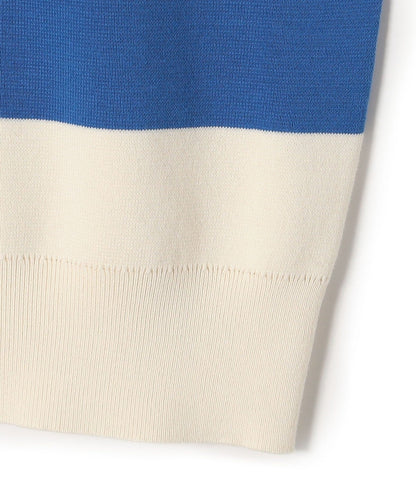 〈手洗い可能〉ミラノリブ ワイド ボーダー プルオーバー