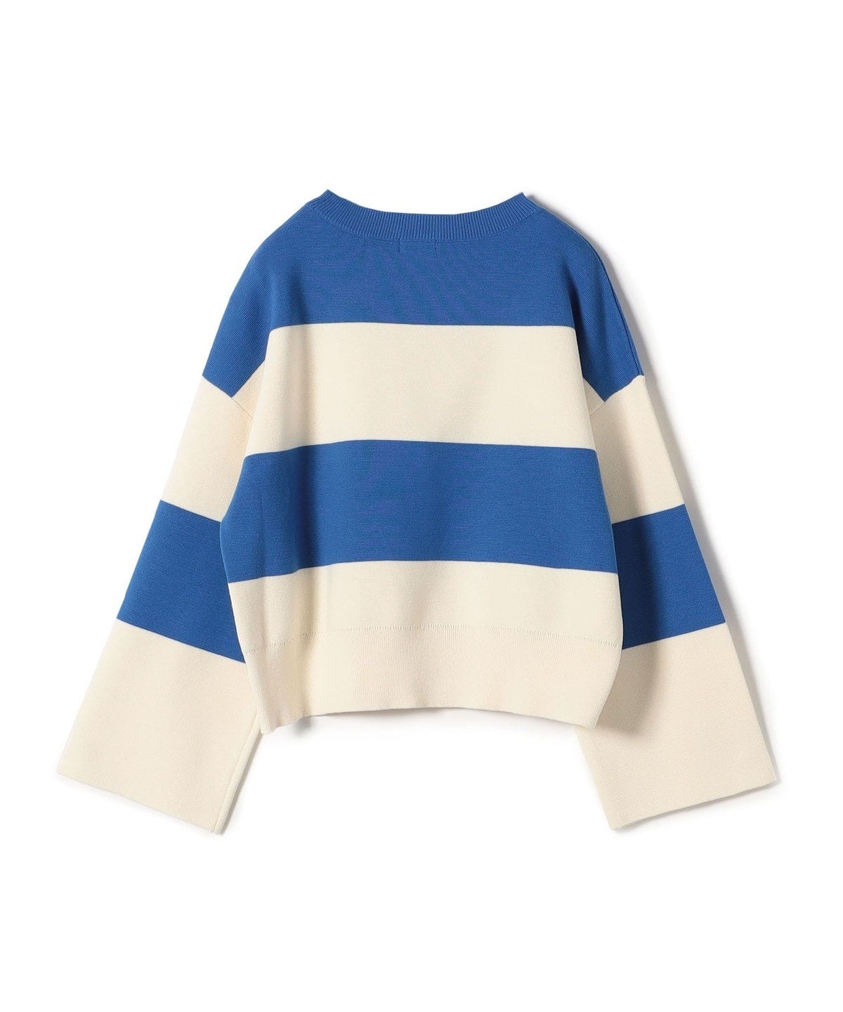 〈手洗い可能〉ミラノリブ ワイド ボーダー プルオーバー