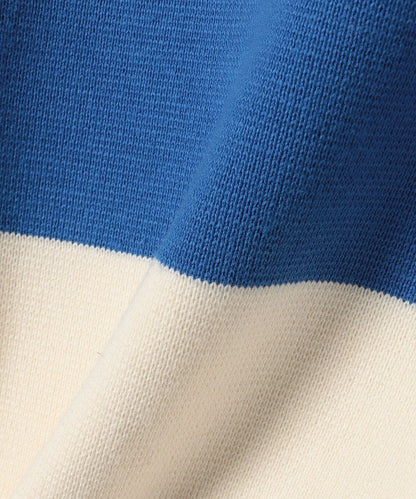 〈手洗い可能〉ミラノリブ ワイド ボーダー プルオーバー