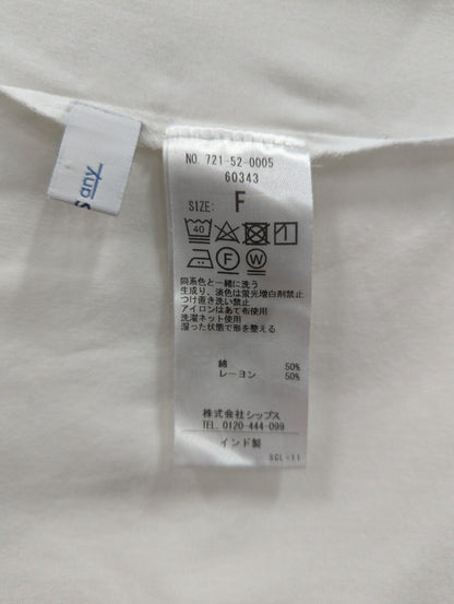 SHIPS any:ボイルピンタックブラウス
