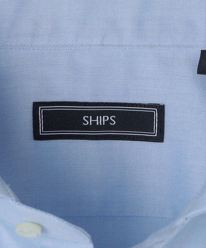 SHIPS: ピンポイントオックスフォード ワイドカラー シャツ