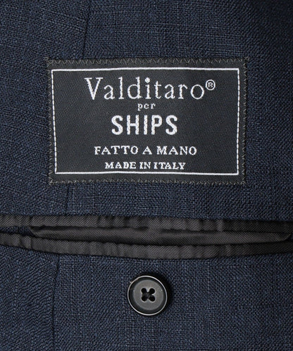 VALDITARO: 6ボタン ダブルブレスト メタル ブレザー