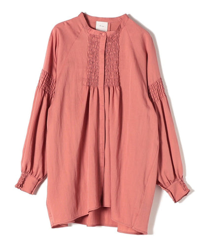 0 x ones:〈手洗い可能〉シャーリングブラウス