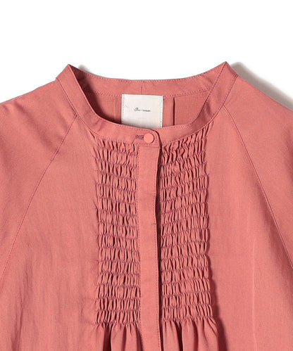 0 x ones:〈手洗い可能〉シャーリングブラウス