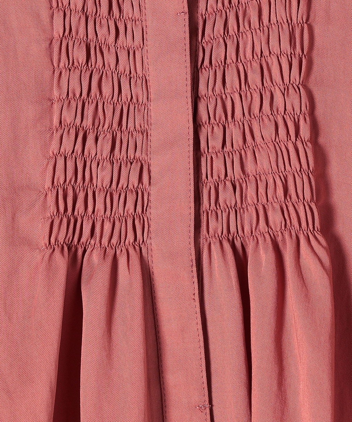 0 x ones:〈手洗い可能〉シャーリングブラウス