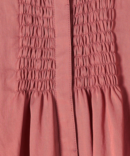 0 x ones:〈手洗い可能〉シャーリングブラウス