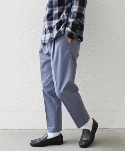 SHIPS any: ＜Sorona＞ ワンタック テーパード パンツ