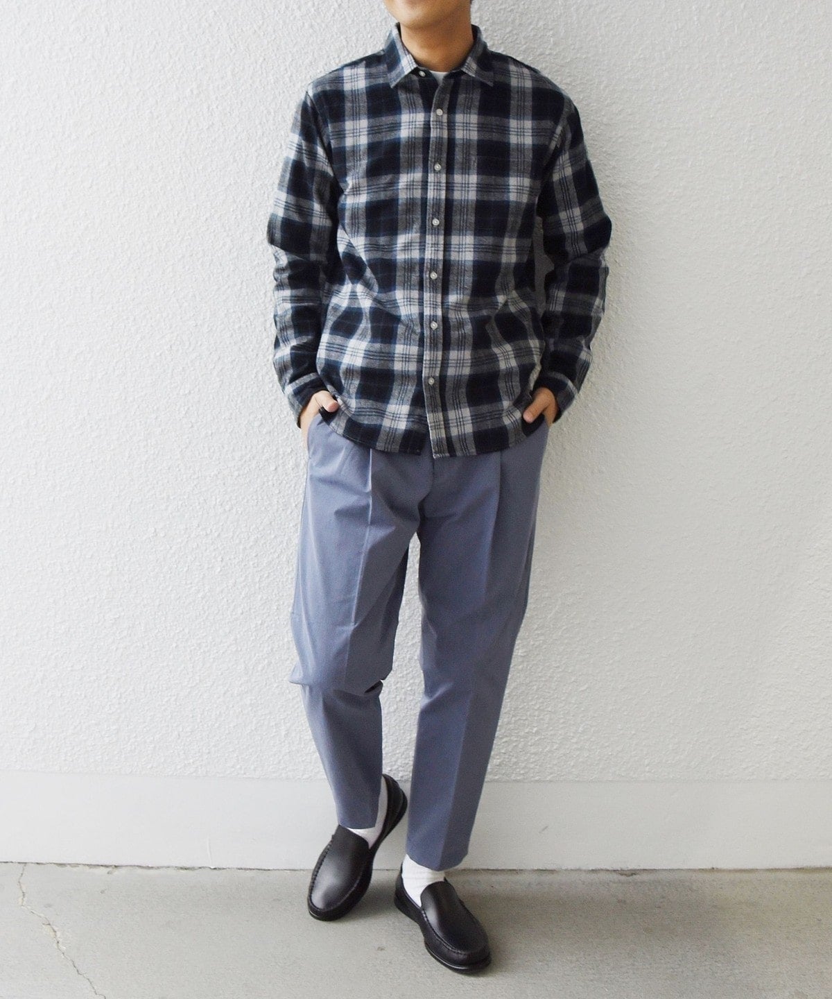 SHIPS any: ＜Sorona＞ ワンタック テーパード パンツ