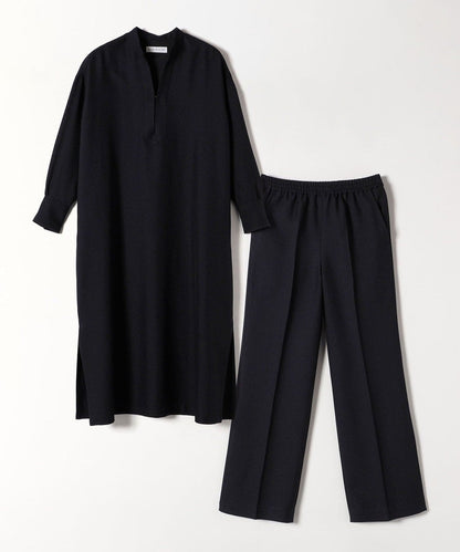 quaranciel:〈洗濯機可能〉カフタン ワンピース & パンツ セットアップ
