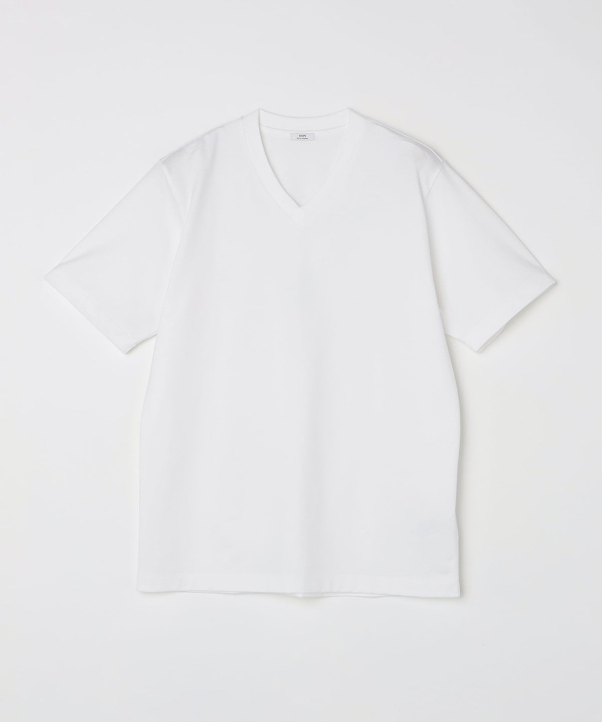 SHIPS: 抗菌・防臭 NANO-FINE（R） コットン Vネック Tシャツ