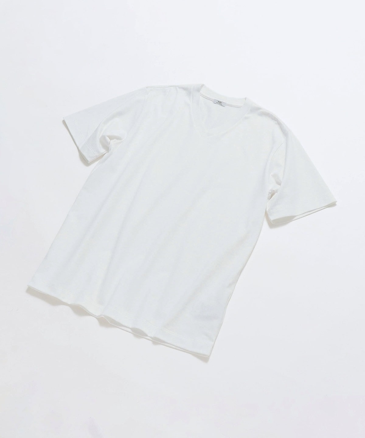 SHIPS: 抗菌・防臭 NANO-FINE（R） コットン Vネック Tシャツ